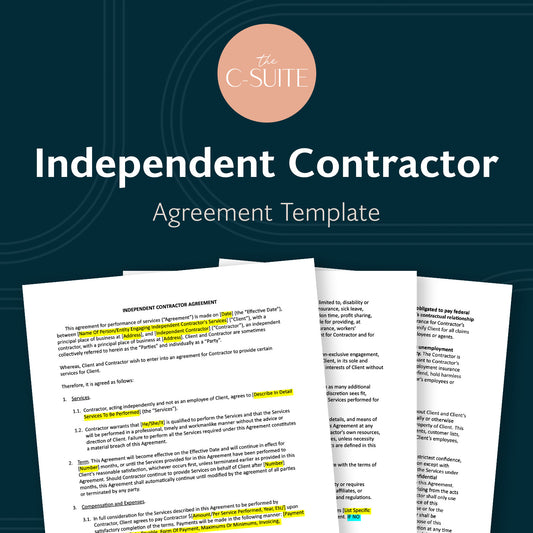 Independent Contractor Agreement