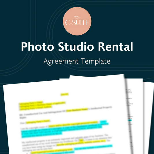 Photo Studio Rental Agreement Template