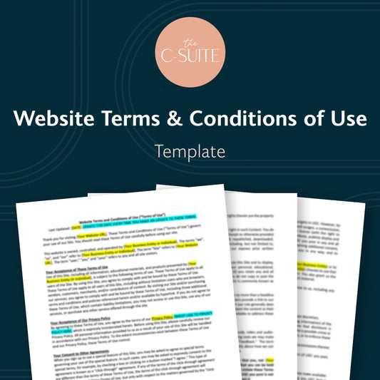 Website Terms & Conditions of Use